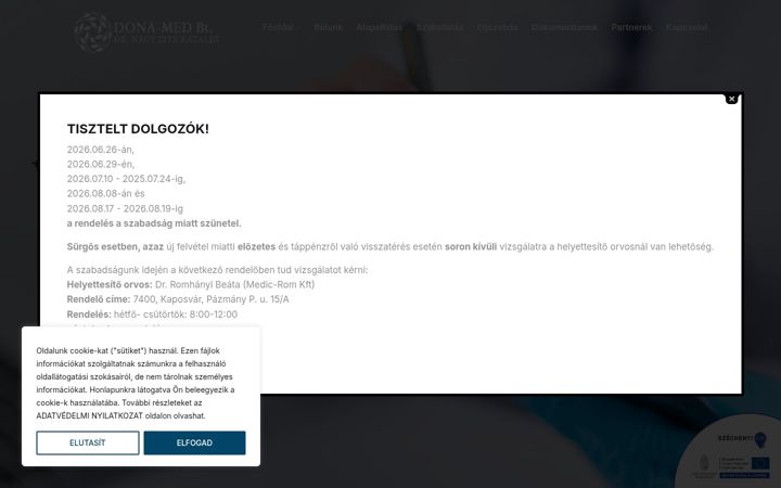 Screenshot of donamed.hu