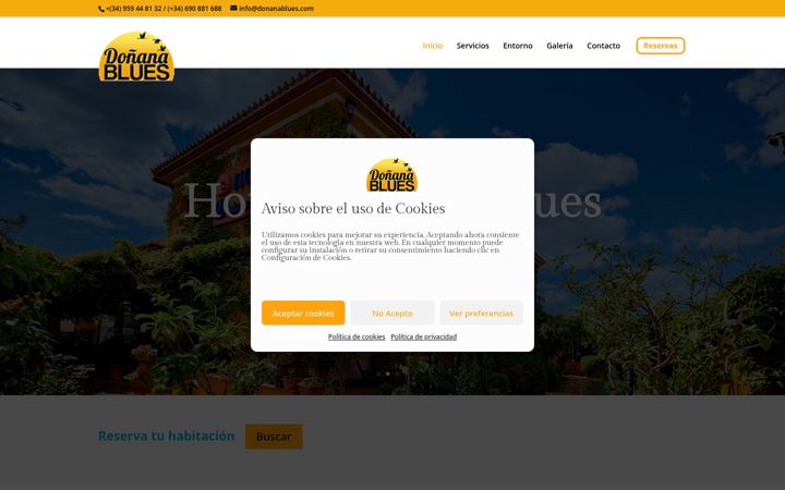 Screenshot of donanablues.com