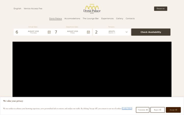 Screenshot van donapalace.it