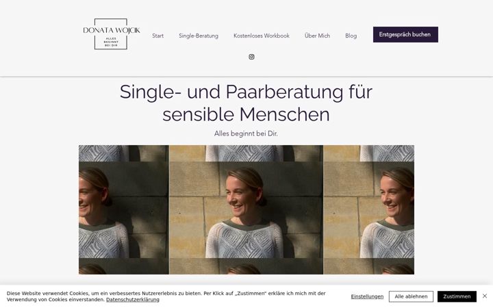 Screenshot of donata-wojcik.com