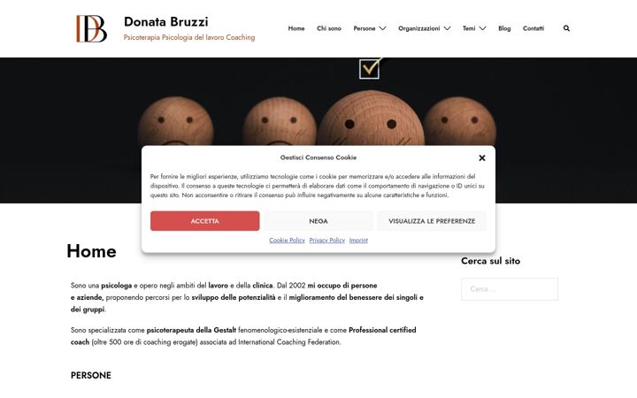 Screenshot van donatabruzzi.it