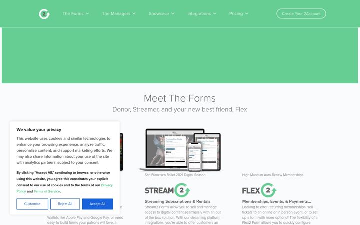 Screenshot of donate2.com