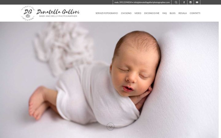 Screenshot of donatellagalloriphotographer.com