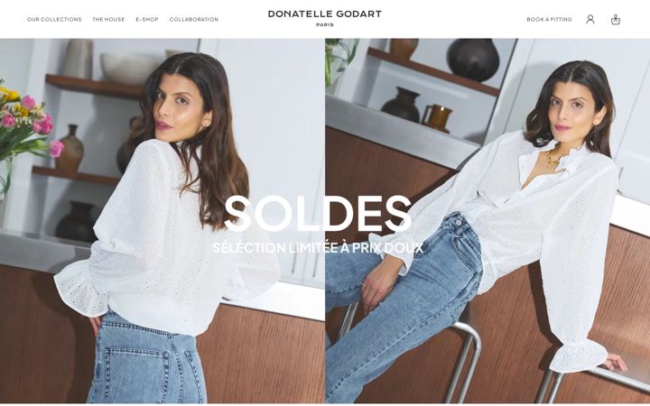 Screenshot of donatellegodart.com