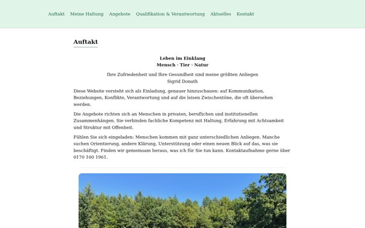 Screenshot of donath.website