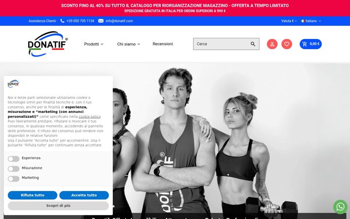 Screenshot of donatif.com