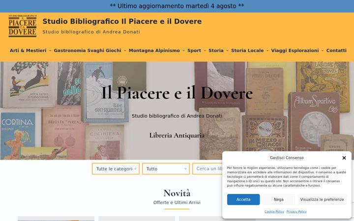 Snímek obrazovky donatilibri.it