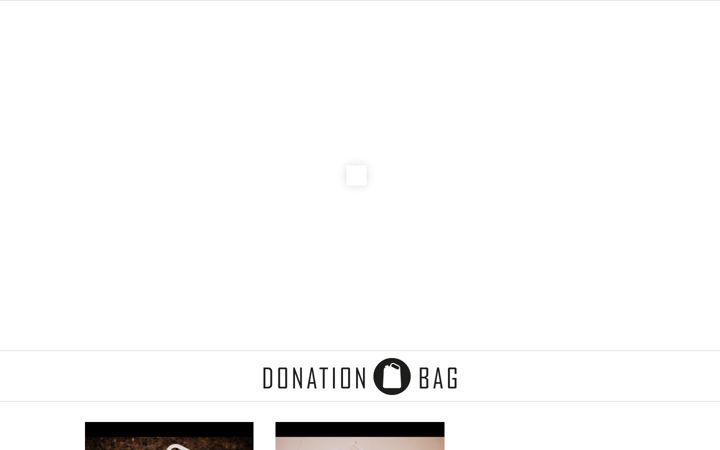 Snímek obrazovky donationbag.eu