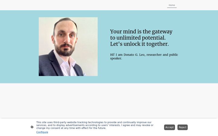Screenshot of donatoleo.co.uk