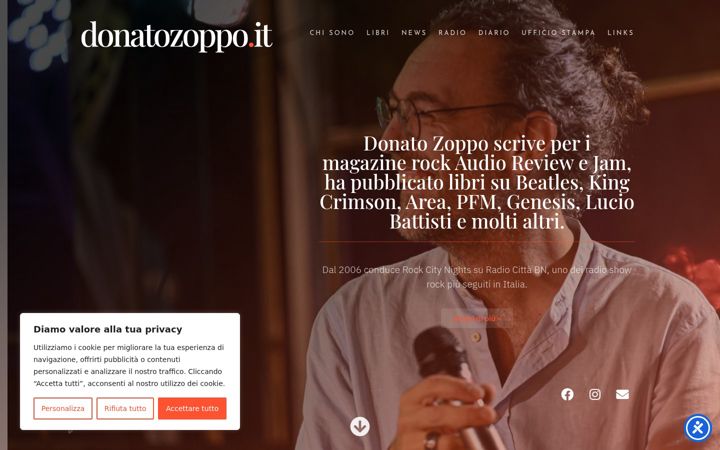 Zrzut ekranu donatozoppo.it