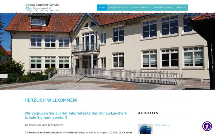 Skærmbillede af donau-lauchert-schule.de