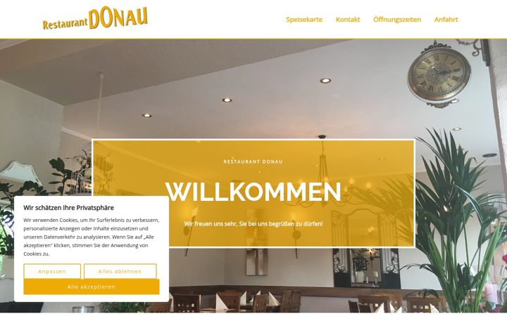Skærmbillede af donau-reinfeld.de