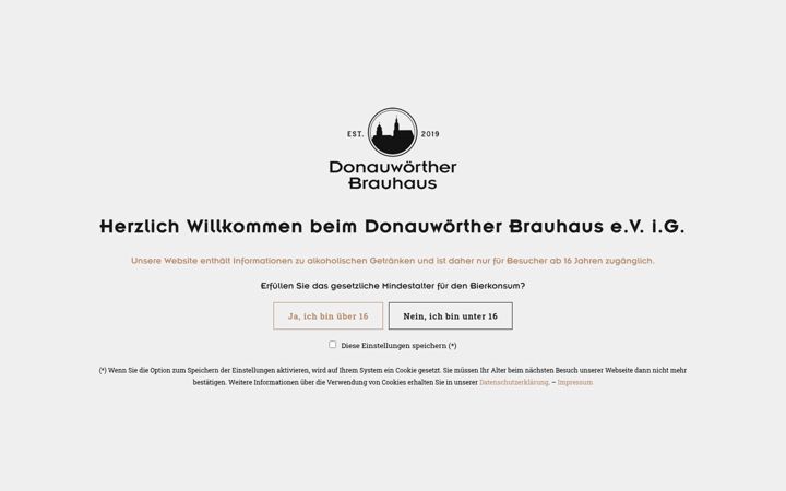 Screenshot of donauwoerther-brauhaus.de