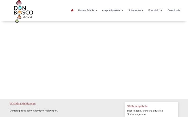 Screenshot of donbosco-schule-hoechstadt.de