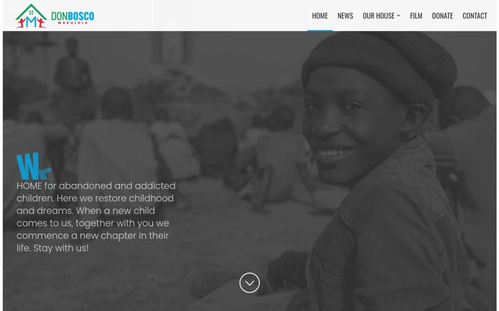 Screenshot of donboscomakululu.org