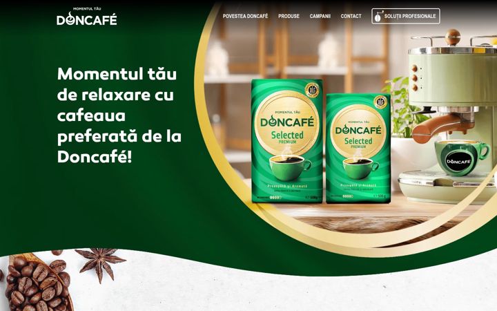 Screenshot von doncafe.ro