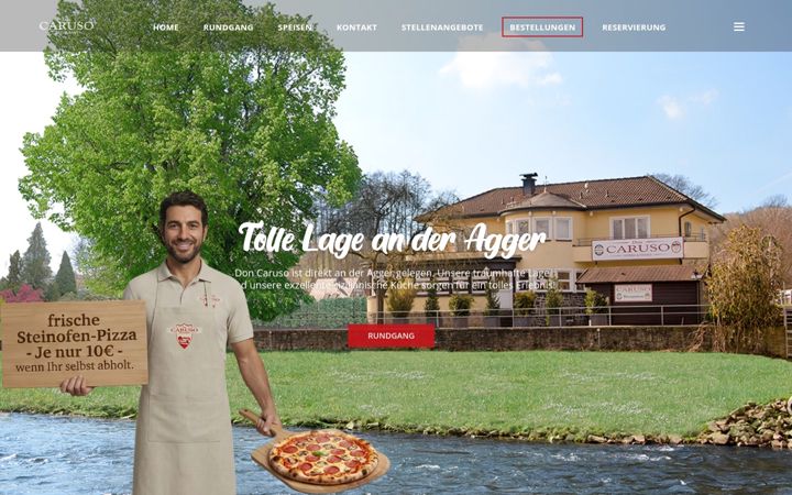 Screenshot of doncaruso.de