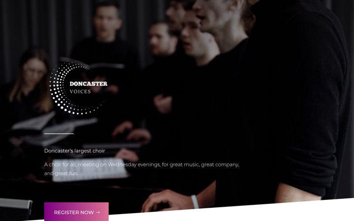 Screenshot of doncastervoices.co.uk