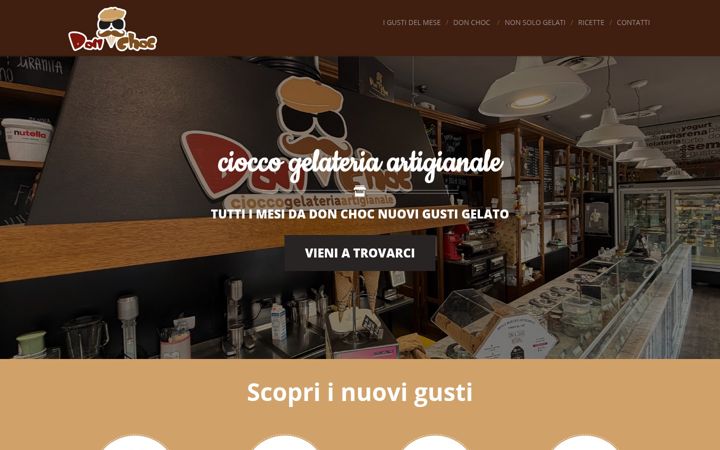 Screenshot of donchoc.com
