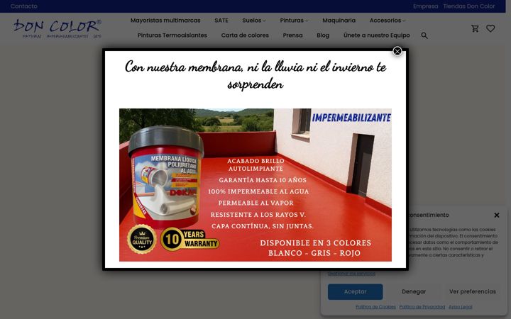 Screenshot of doncolor.es