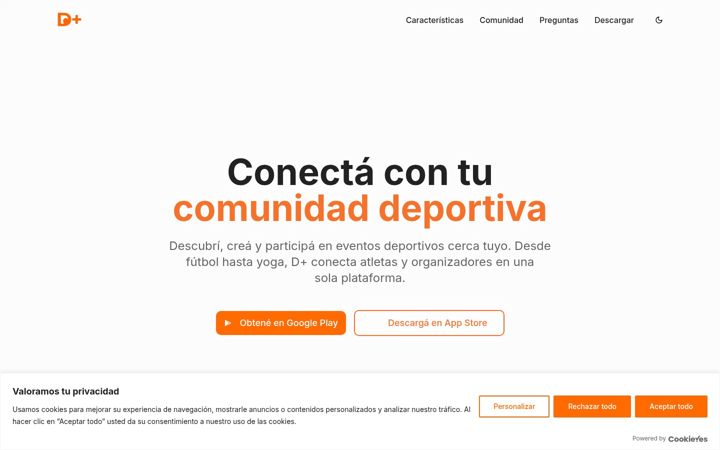 Screenshot of donde-mas.com