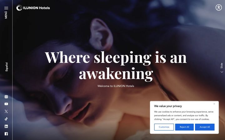 Skjermbilde av dondedormiresdespertar.es