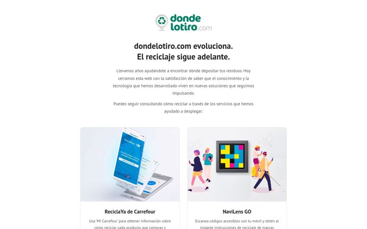 Screenshot of dondelotiro.com