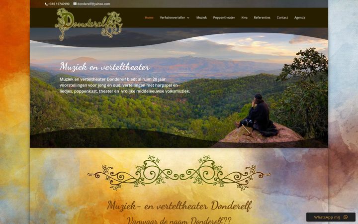Captura de pantalla de donderelf.nl