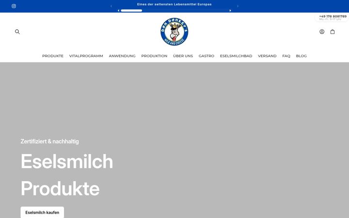 Screenshot of dondonkeys.com