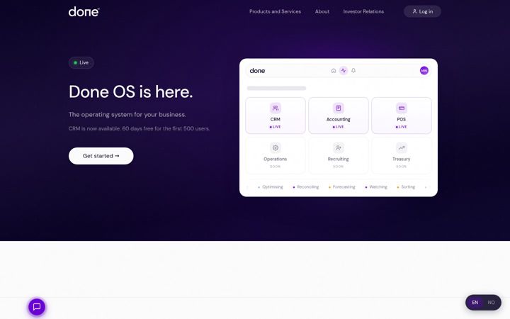 Screenshot of done.ai