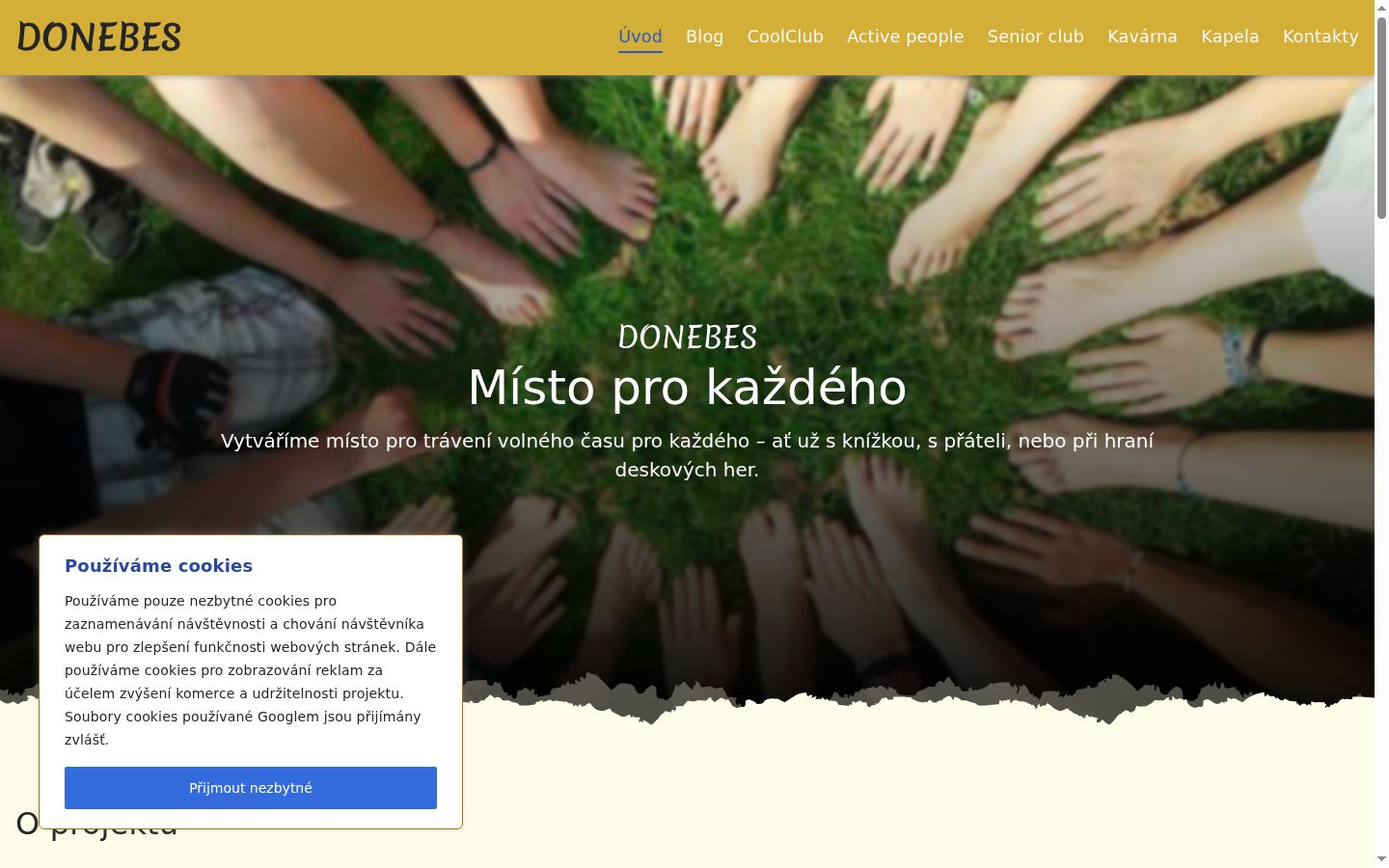 Screenshot tal-banner tal-kunsens muri qabel kwalunkwe interazzjoni