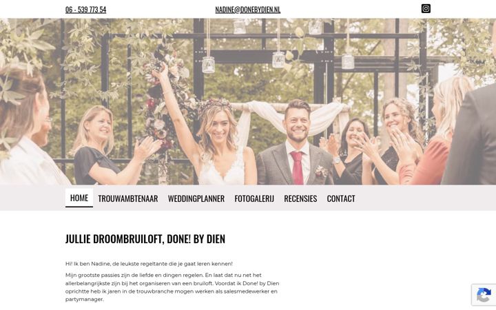 Captura de pantalla de donebydien.nl