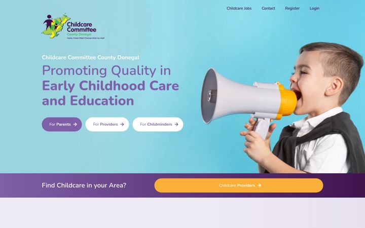 Screenshot of donegalchildcare.com