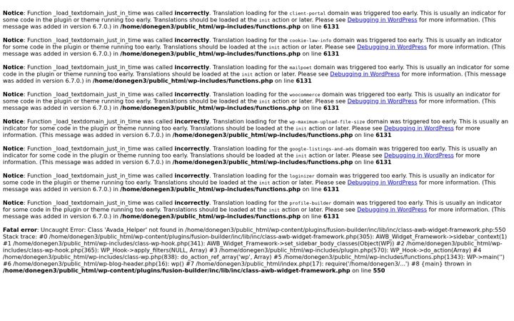Screenshot of donegen.com.tr