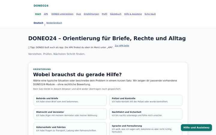 Screenshot of doneo24.de