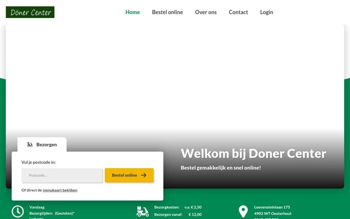 Captura de ecrã de donercenter.nl