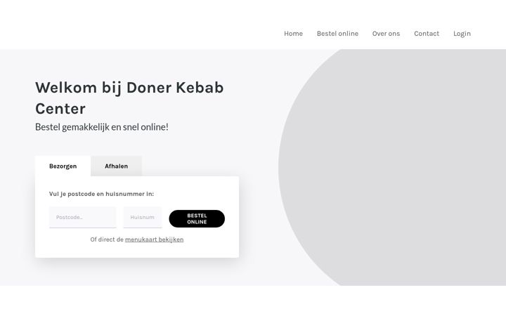 Captura de ecrã de donerkebabcenter.nl