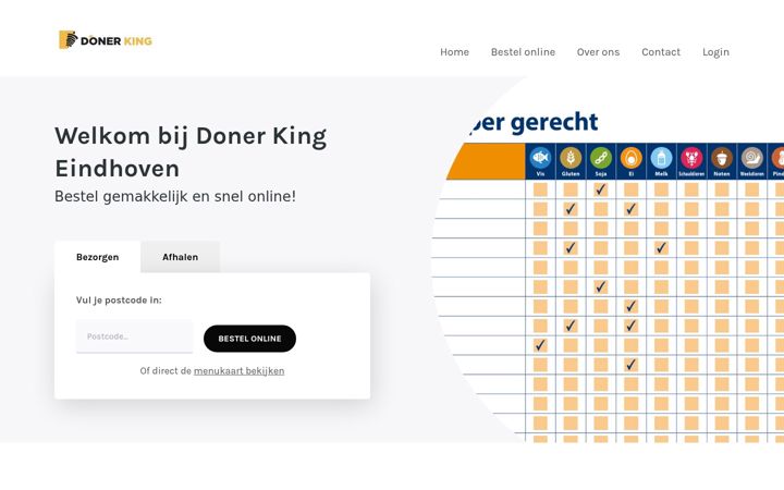 Screenshot of donerkingeindhoven.nl