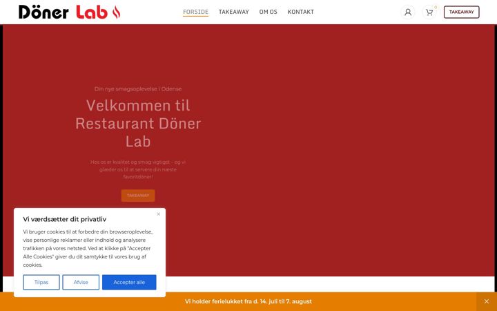 Snímek obrazovky donerlab.dk