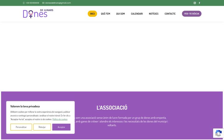 Screenshot of donesdellinars.org