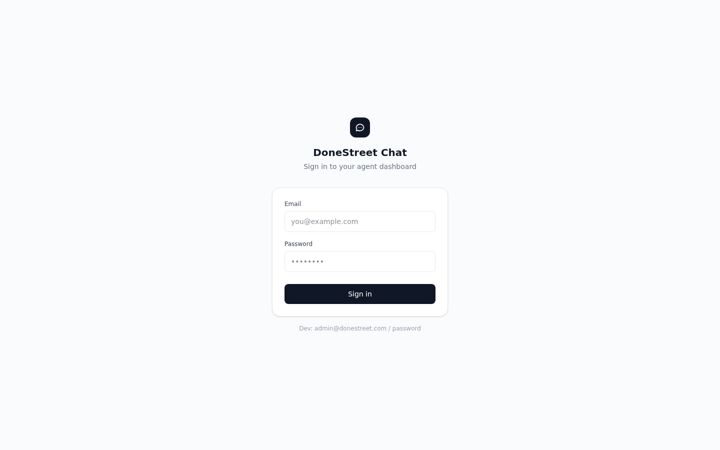 Screenshot of donestreet.io