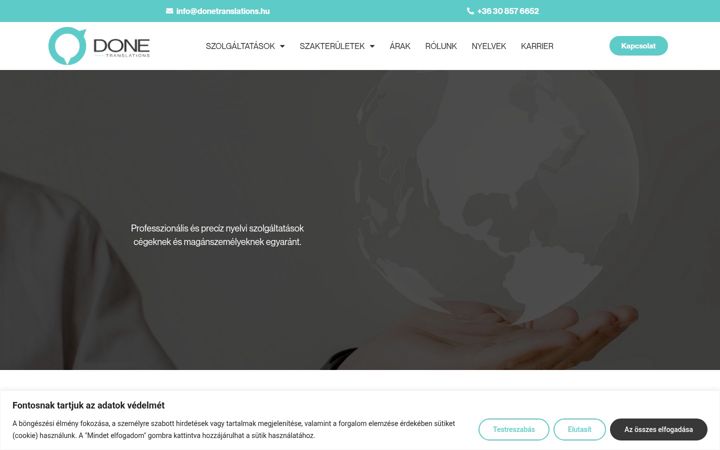 Screenshot of donetranslations.hu