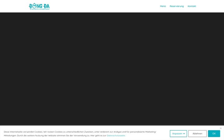 Screenshot of dongda-restaurant.de