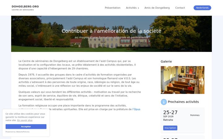 Screenshot of dongelberg.org