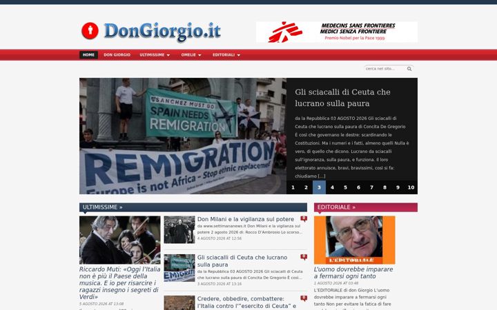 Zrzut ekranu dongiorgio.it