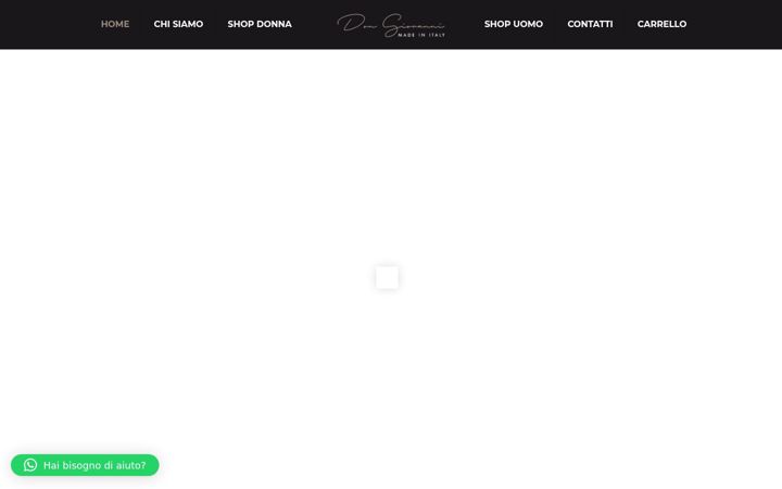 Screenshot of dongiovanniitalianshoes.com