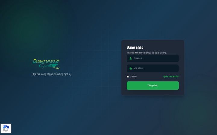Screenshot of dongvanfb.net