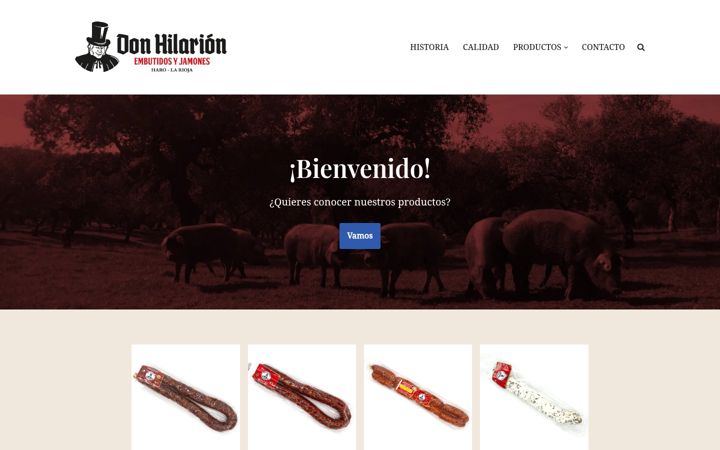 Screenshot of donhilarion.com
