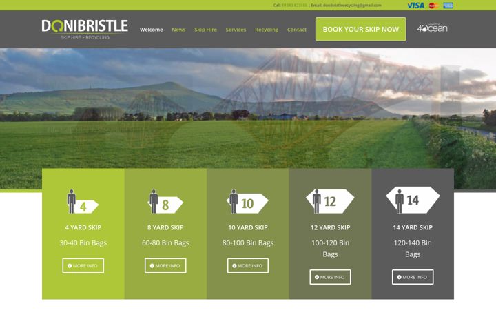 Screenshot of donibristleskiphire.co.uk