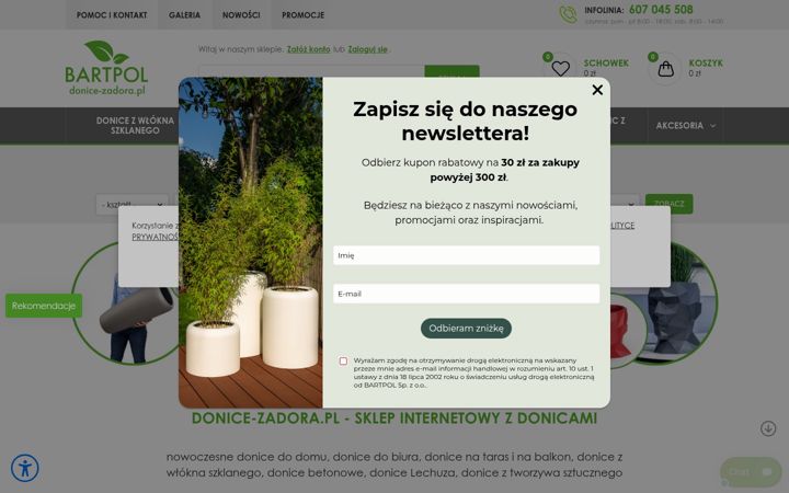 Capture d'écran de donice-zadora.pl